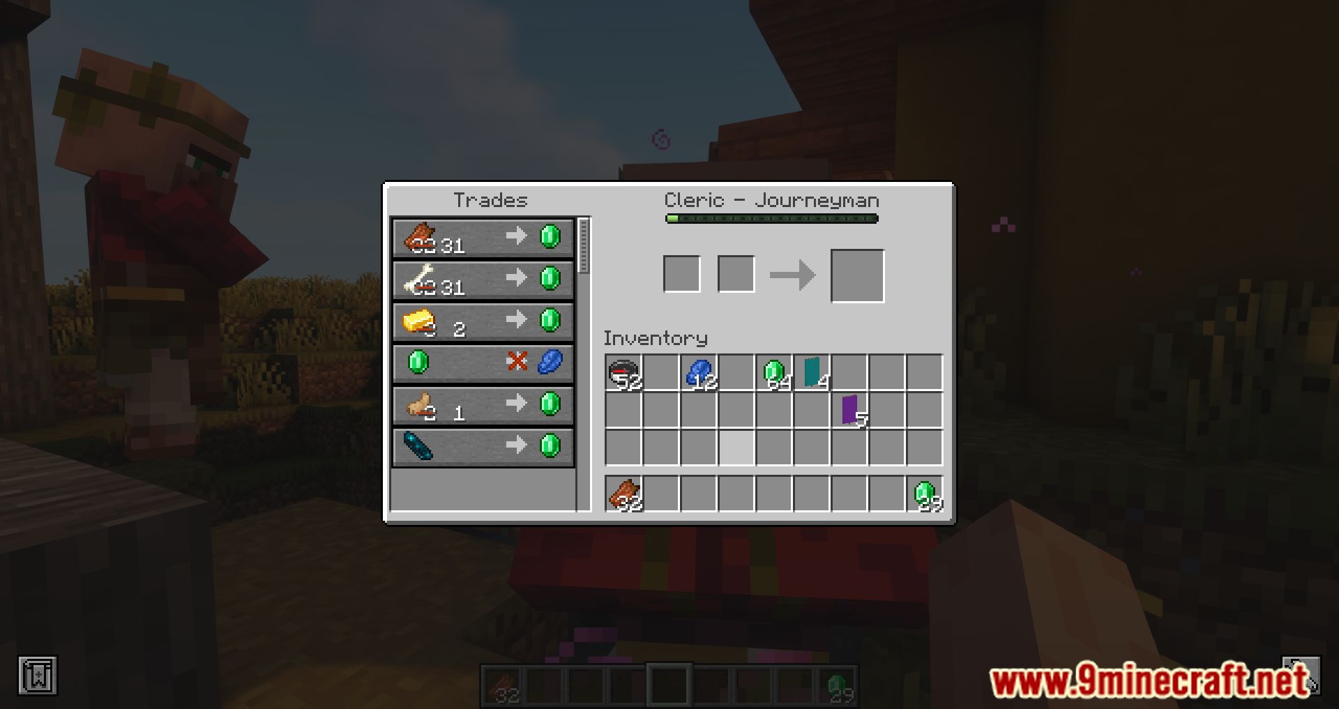 description_12 Más Villager Trades Mod 1.19.4 - variedad en el comercio