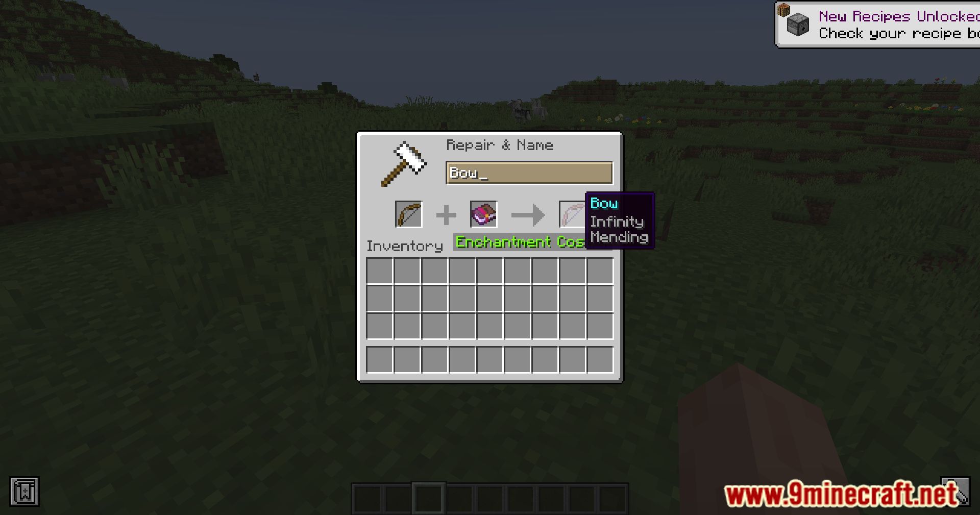 description_8 Infinity With Mending Mod 1.20.1 - Разрушение границ, объединение бесконечности и починки