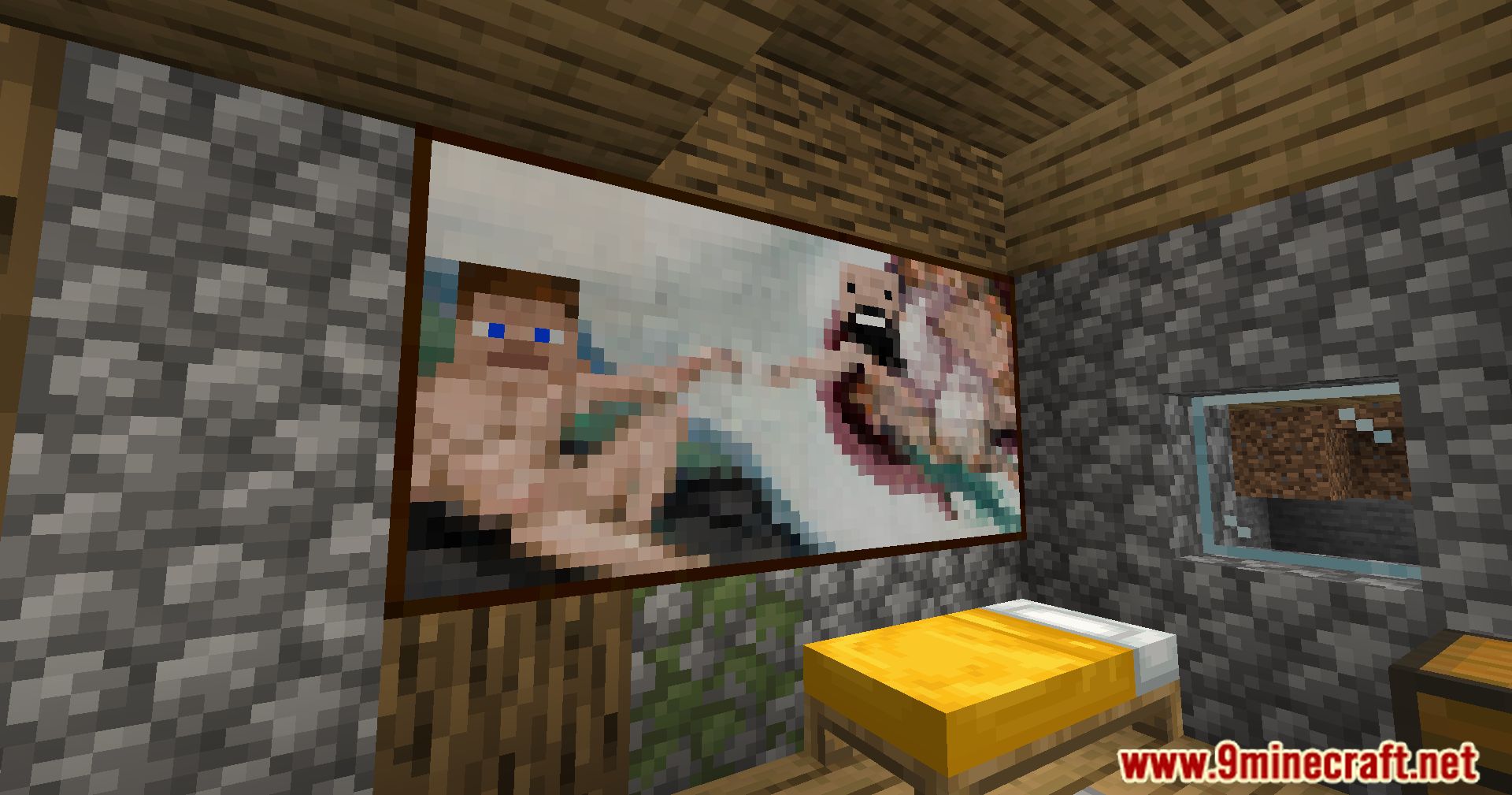 image 8 for MC Style Paintings Mod (1.20.4) - Accept the artistic expression and decorate your Minecraft world.