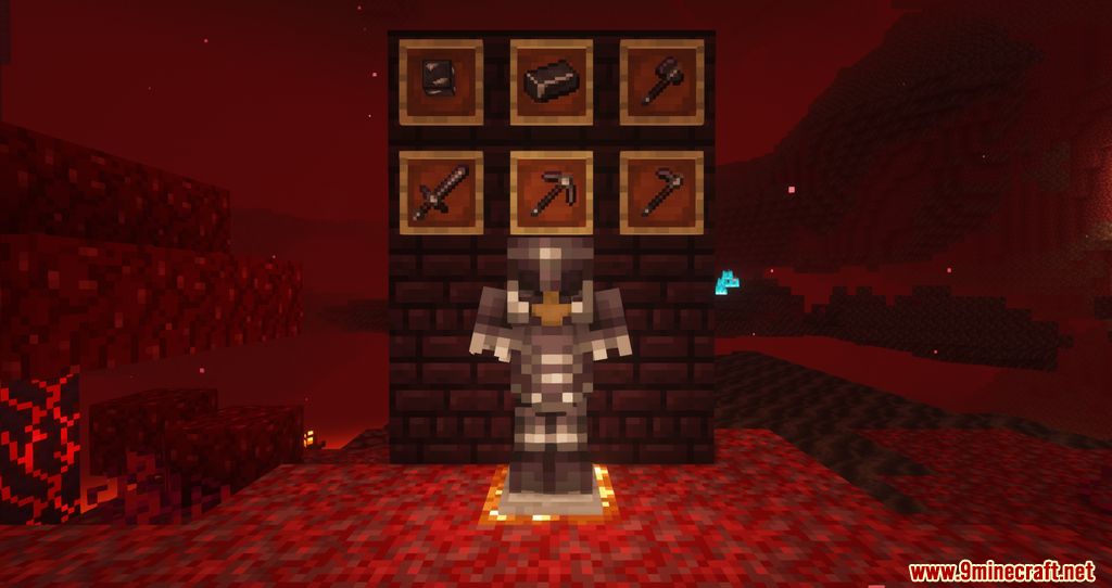 description_0 Advanced Netherite Mod - armor, tools.