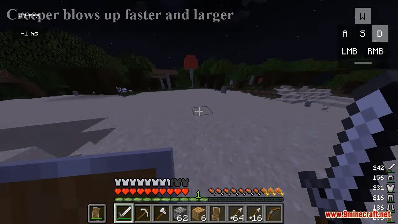 description_2 Horrible Night Data Pack (1.20.2, 1.19.4) - Ночной челлендж!
