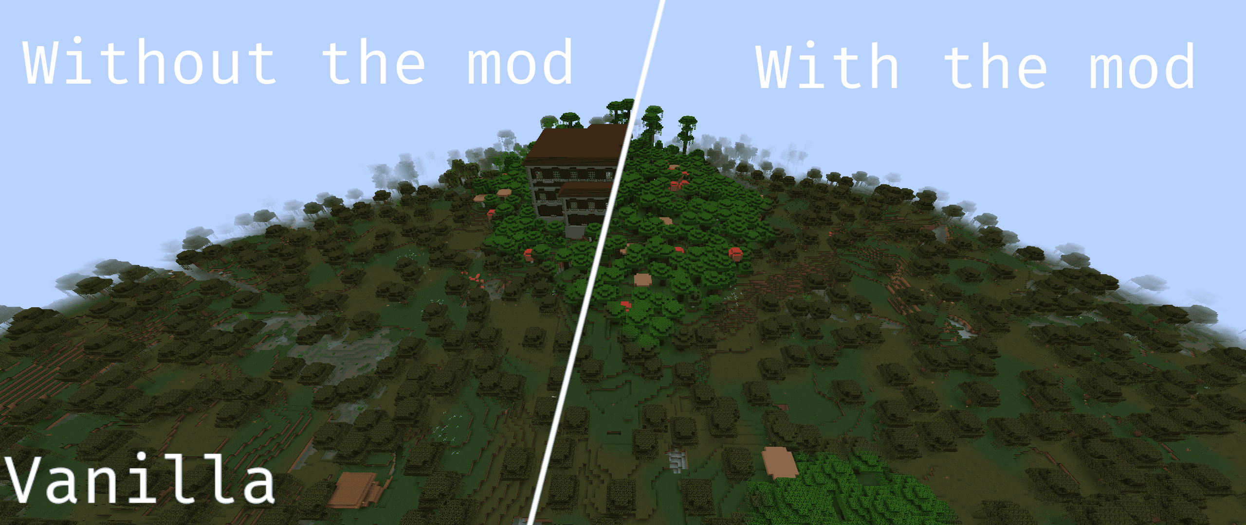 description_0 Sparse Structures Reforged Mod - All buildings are far away