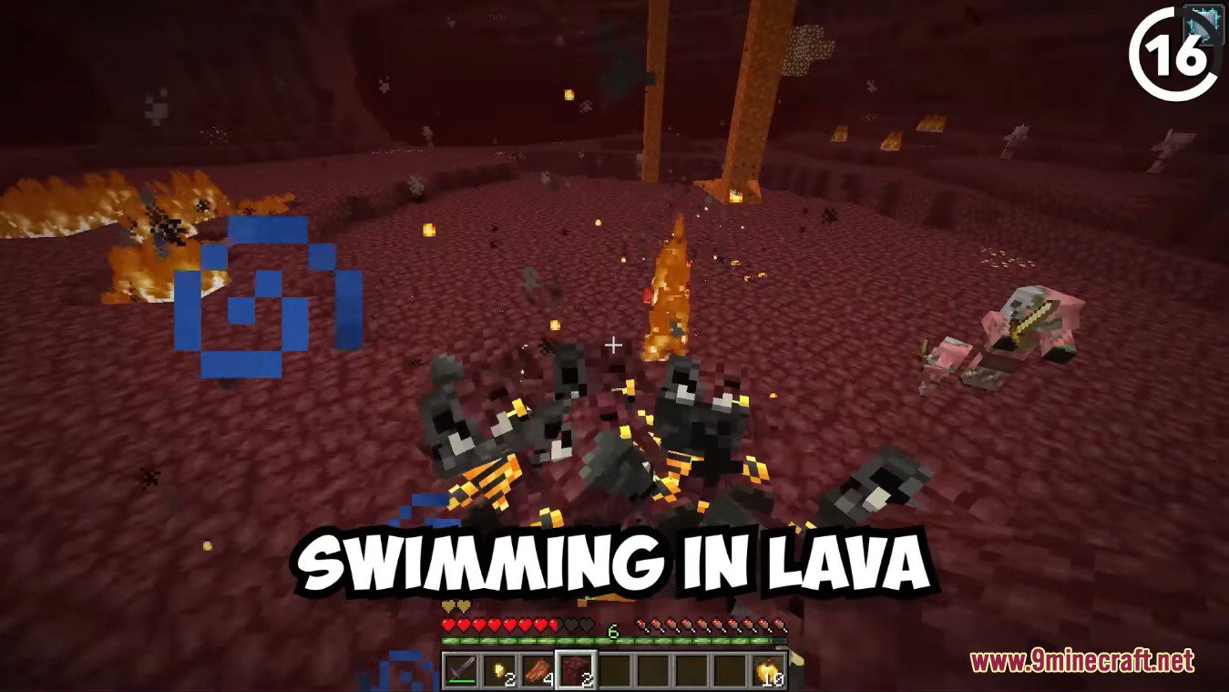 description_2 Rotten Piglins Mod (1.18.2) - variación sobre el tema de zombie Piglins
