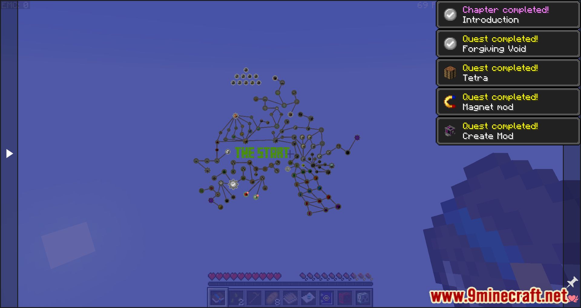 description_2 Mystic Block Modpack (1.16.5) - Focus on traveling through the sky block
