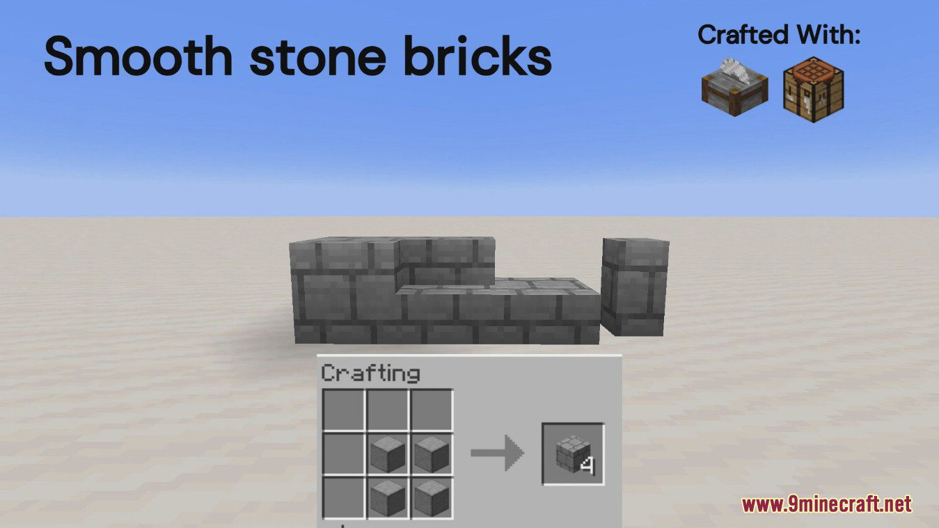 description_19 Мод Chiseled Bricks and Tiles (1.20.1) - ванильный вариант каменных блоков