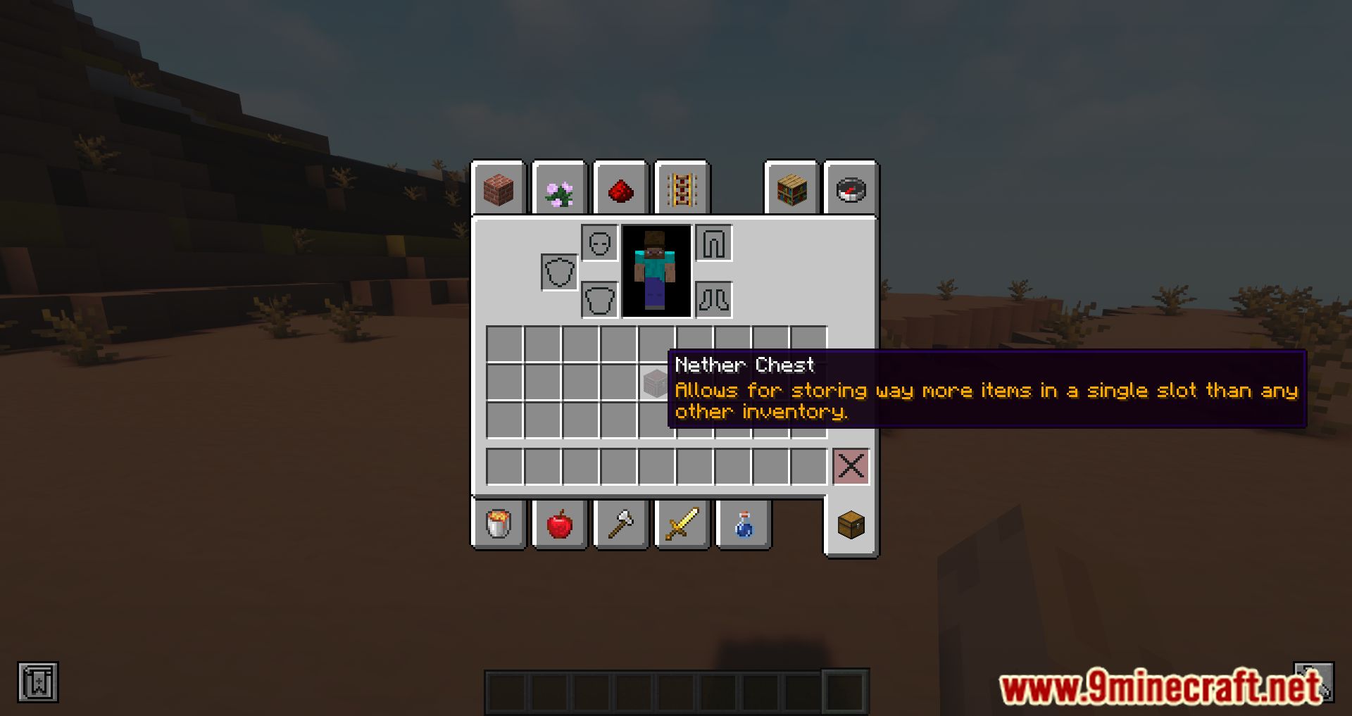 description_1 Nether Chested Mod (1.20.4) - очень уникальный новый сундук