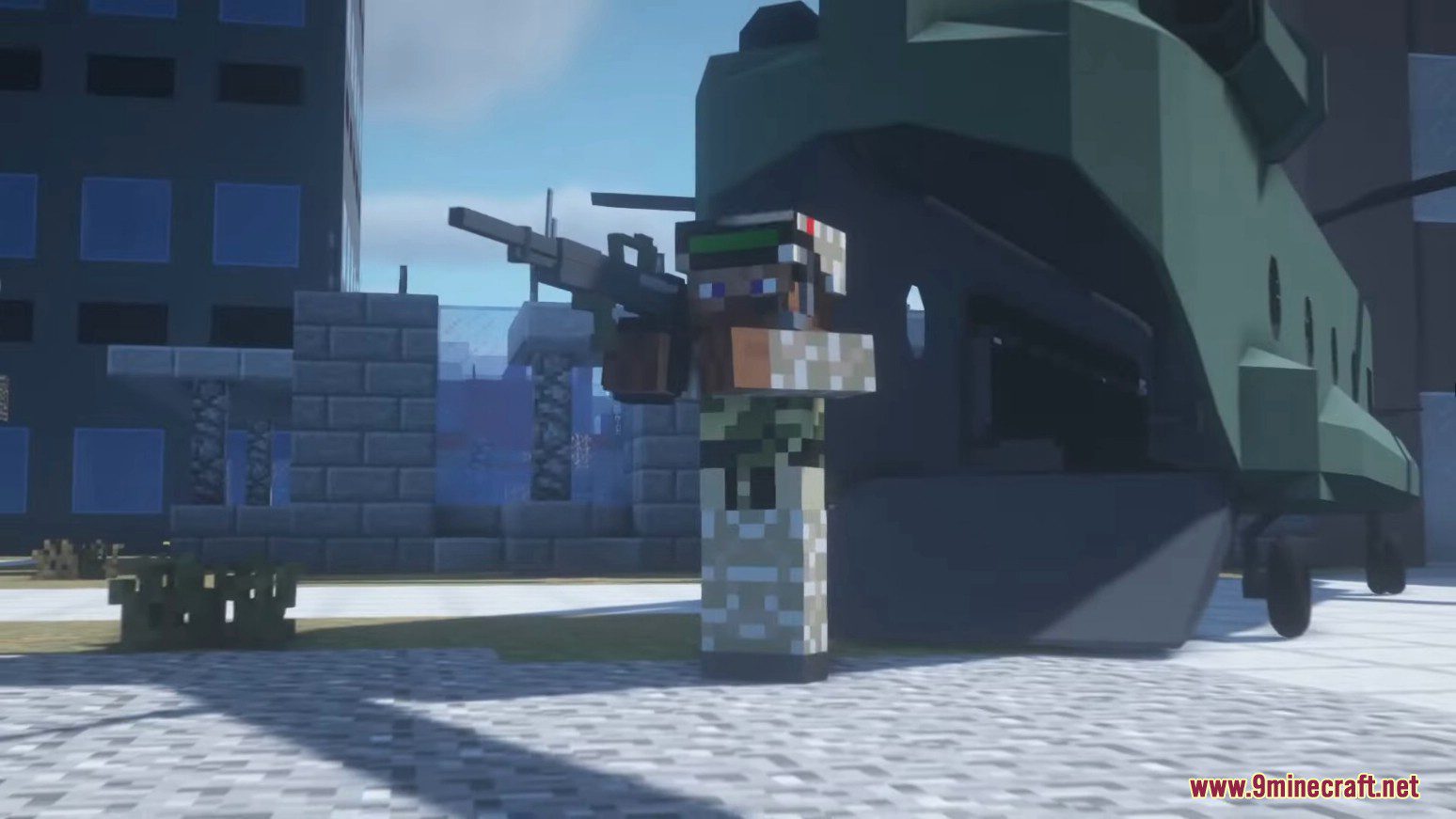 description_19 Battle Pack Mod Pack (1.12.2) - turn Minecraft into war!