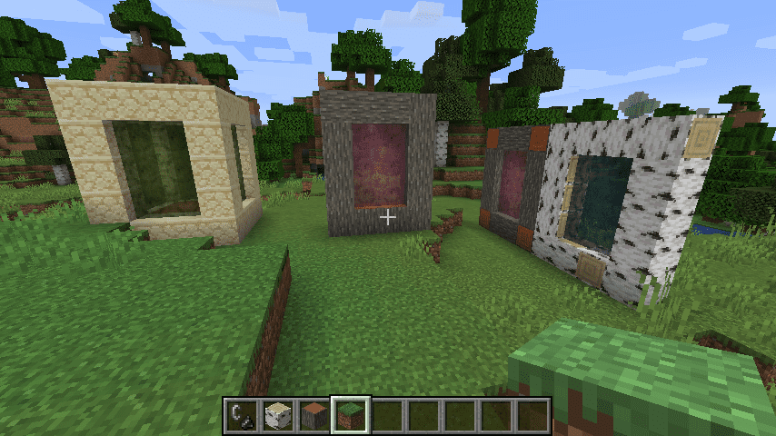 description_0 Custom Portal API Mod (1.20.1) - создание пользовательских порталов в любое измерение