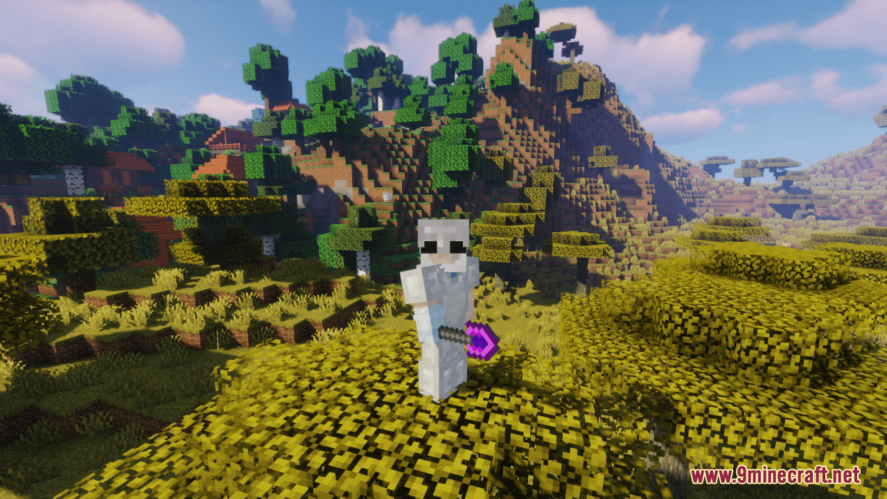 description_8 Amethyst Diamonds Resource Pack (1.19.4, 1.19.2) - текстурный пакет