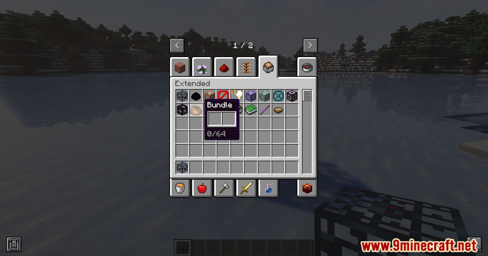 description_8 Extended Creative Inventory Mod (1.19.2, 1.18.2) - переопределяет доступ к предметам Minecraft