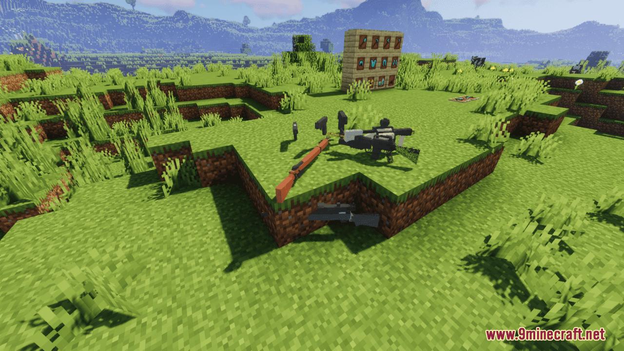 description_19 Hardt's Guns 3D Resource Pack (1.19.4, 1.19.2) - texture pack