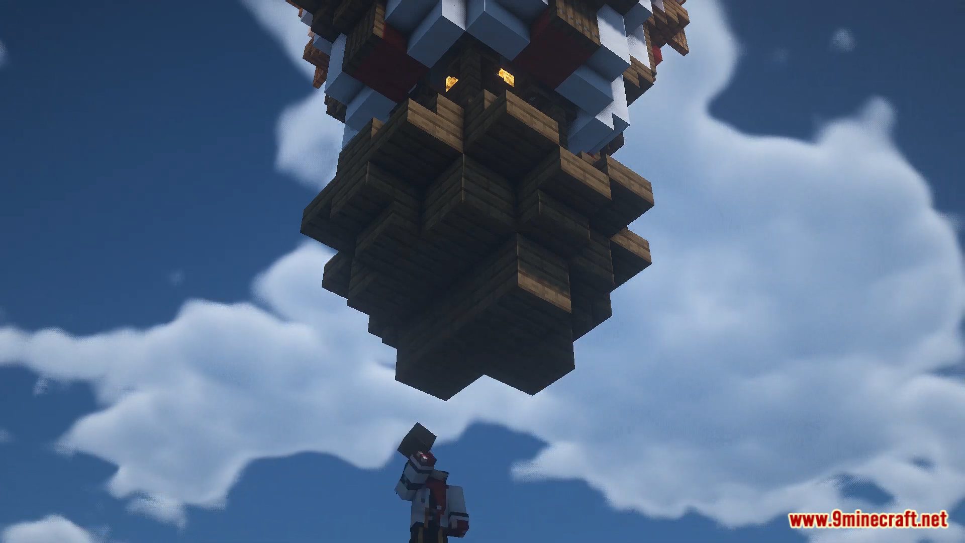 description_4 Hot Air Balloon Datapack (1.20.2, 1.19.4) - Мобильная база Minecraft!