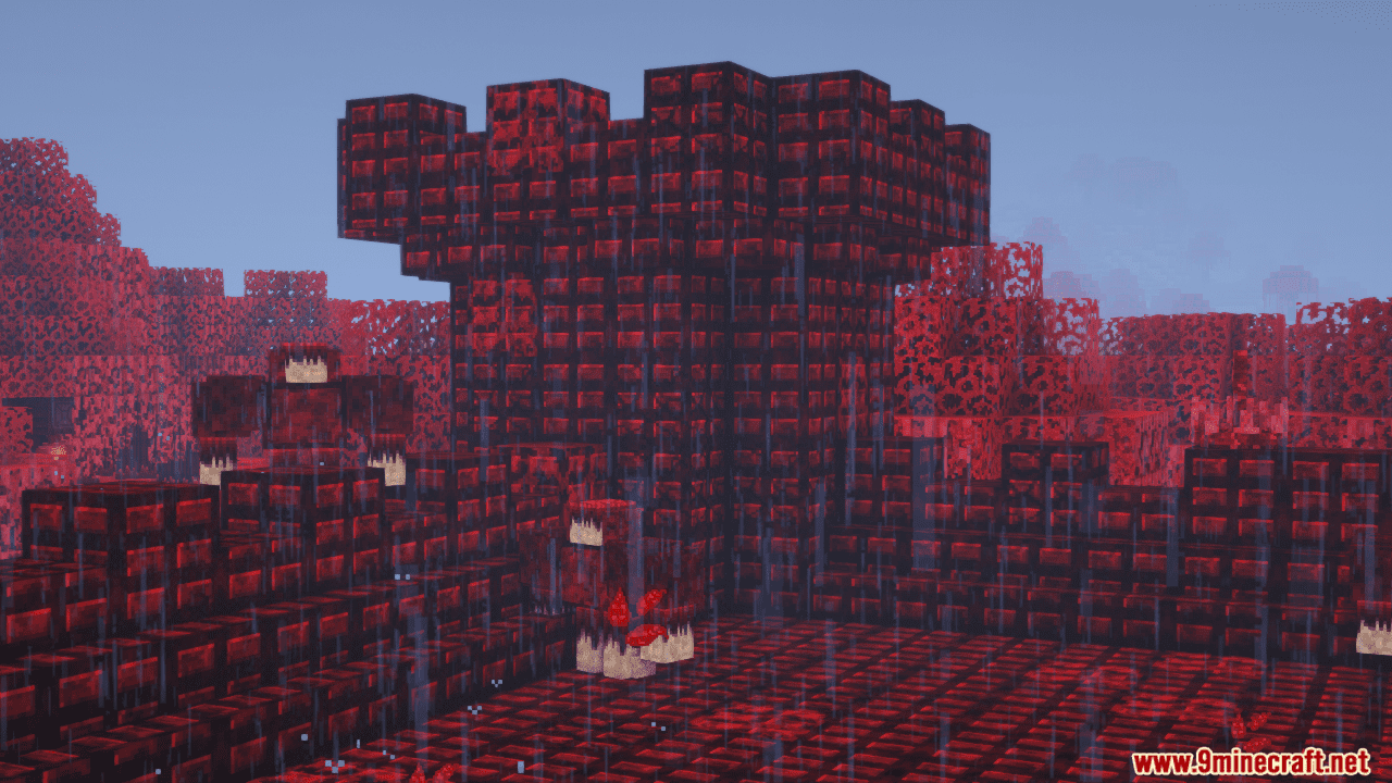 description_6 Heolic Dimension Mod (1.20.1) - Portals made of quartz, flint and glowstone