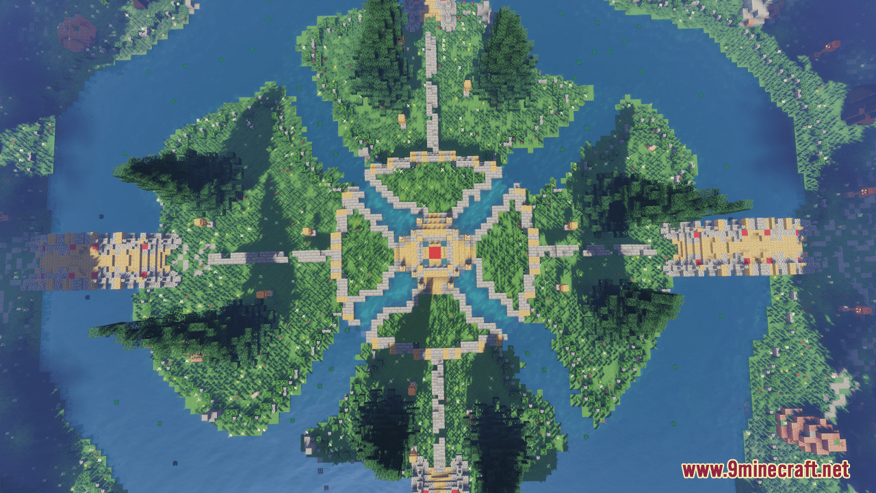 image 2 for Карта Warzone Fantasy Spawn (1.20.6) - приключение PvP-фракции