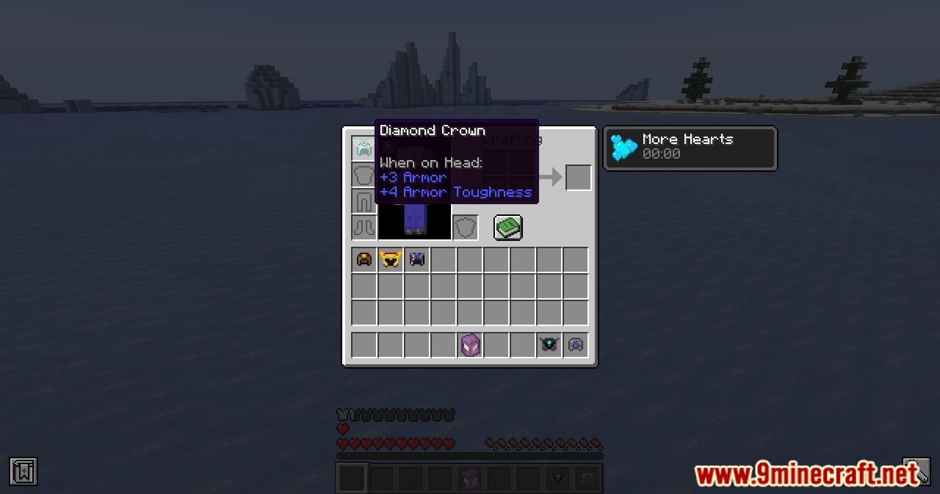 description_9 Crowns Mod (1.20.1) - Создавайте короны и добавляйте специальные эффекты.