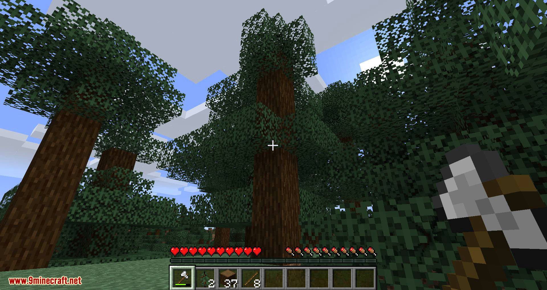 description_0 Tree Harvester Mod - автоматический измельчитель деревьев