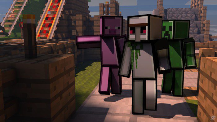 image 1 for Mavi's Mob 3D Skin Pack (1.19) - MCPE/Bedrock