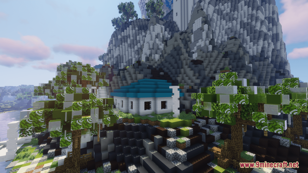 description_3 Map Winter Castle (1.20.4, 1.19.4) - DIY Frozen Kingdom