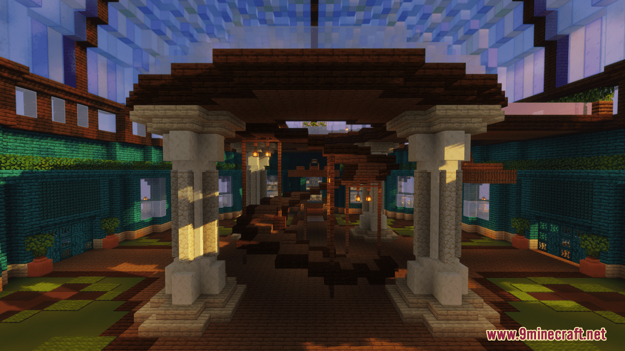 description_8 Fantastic airship map (1.20.4, 1.19.4) - Skybound Luxury
