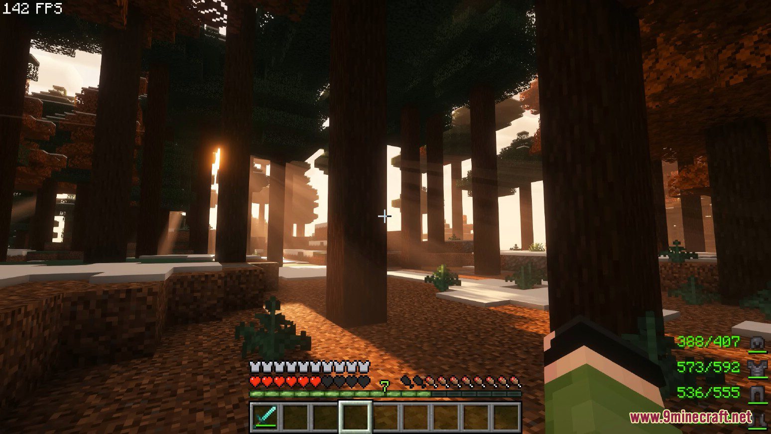 description_0 Mod Armor Indicator (1.20.4) - shows the strength of armor
