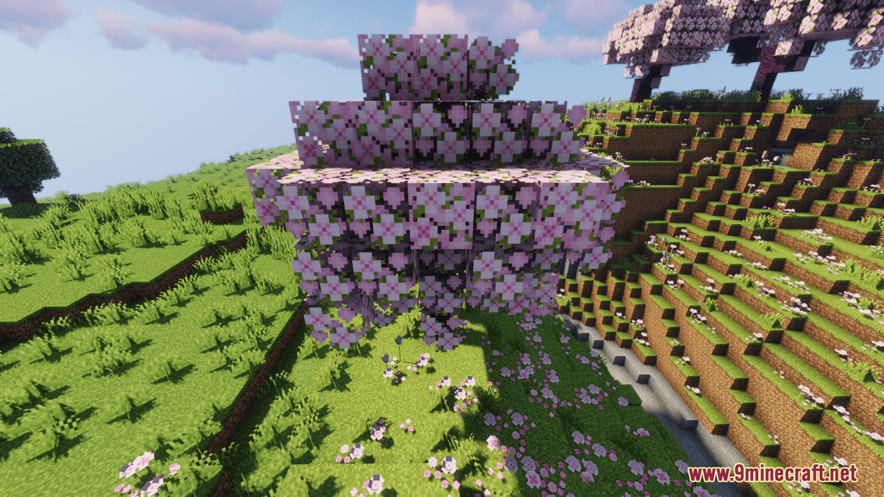 description_10 Cherry Grove+ Resource Pack (1.20.4, 1.19.2) - текстурный пакет