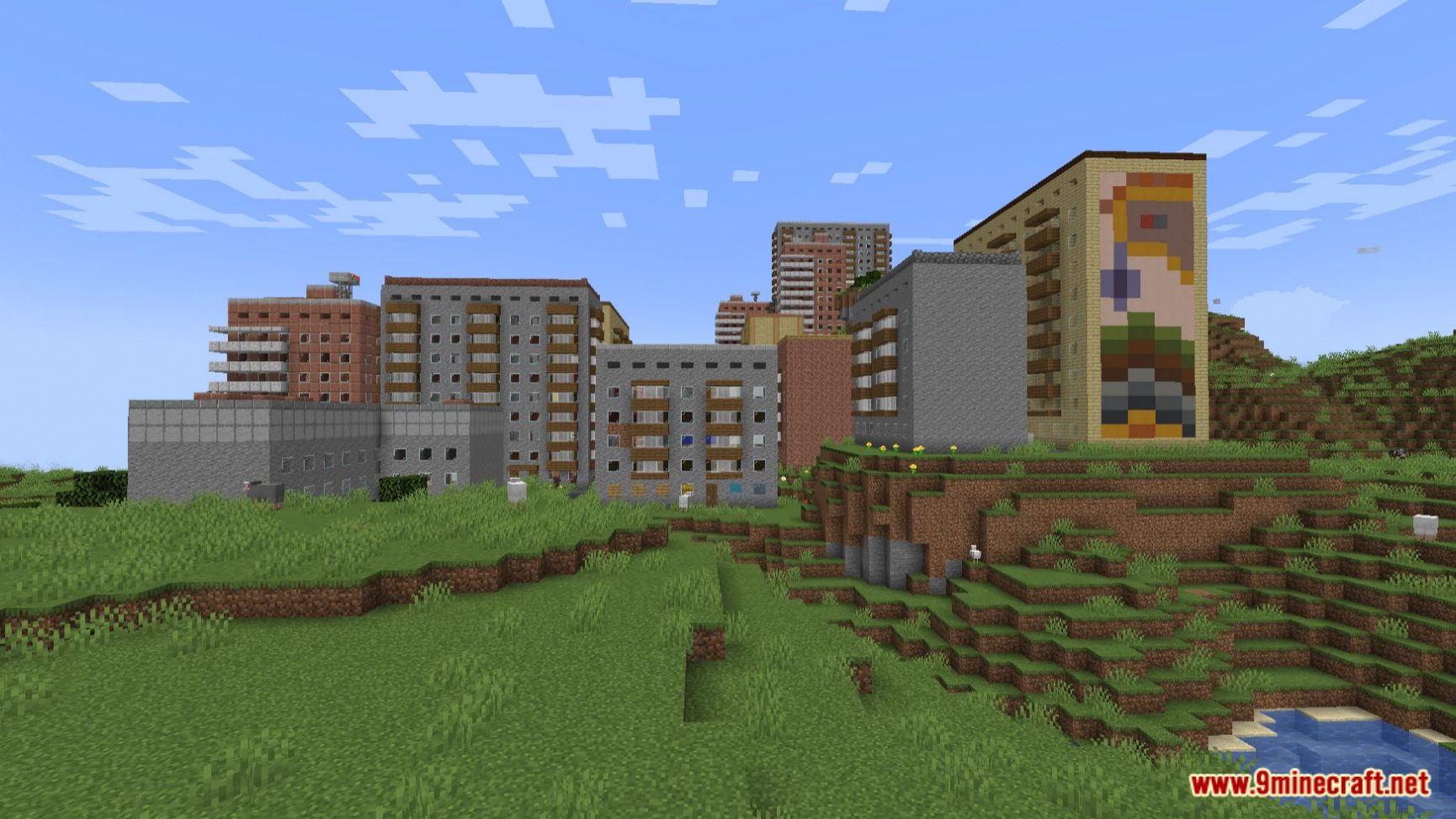 description_0 Cities Data Pack (1.20.2, 1.19.4) - Мир оживленных маленьких деревенских поселений!