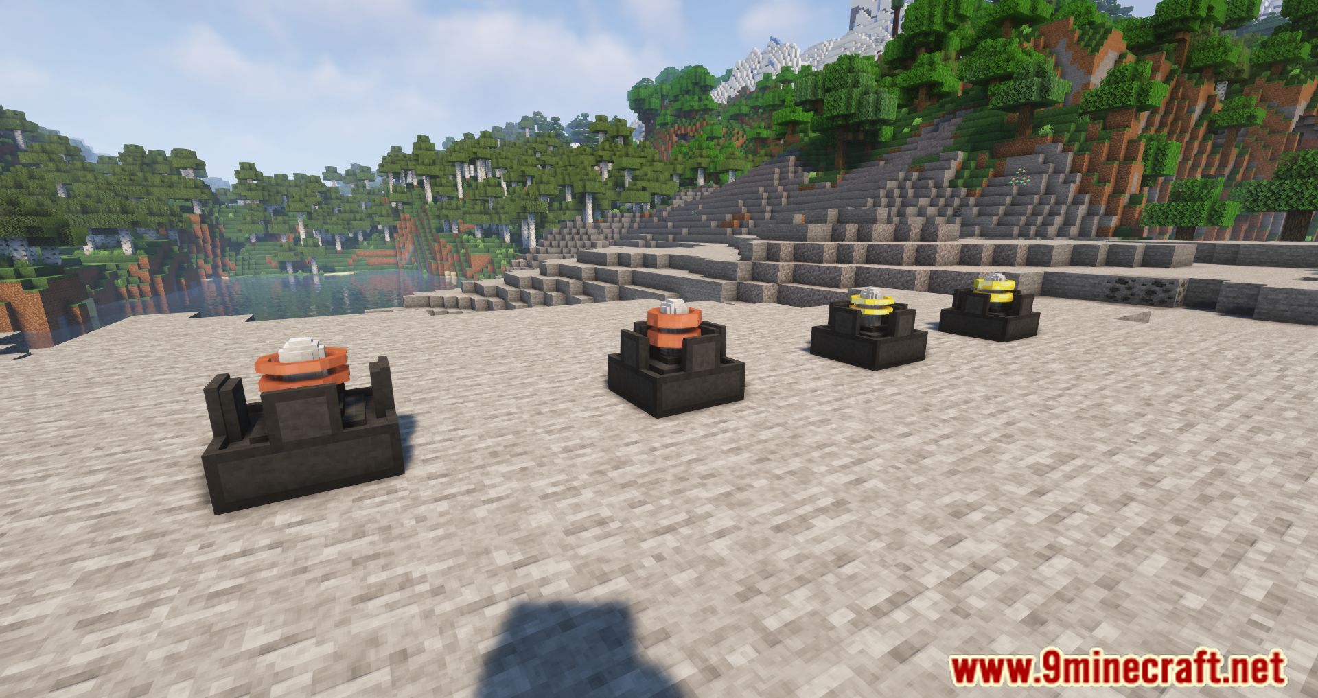 description_8 Wireless chargers mod 1.20.4 - charging close to electricity
