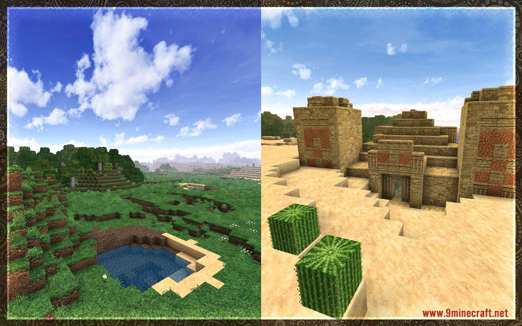 description_1 Halcyon Days Resource Pack (1.20.4, 1.19.4) - набор текстур
