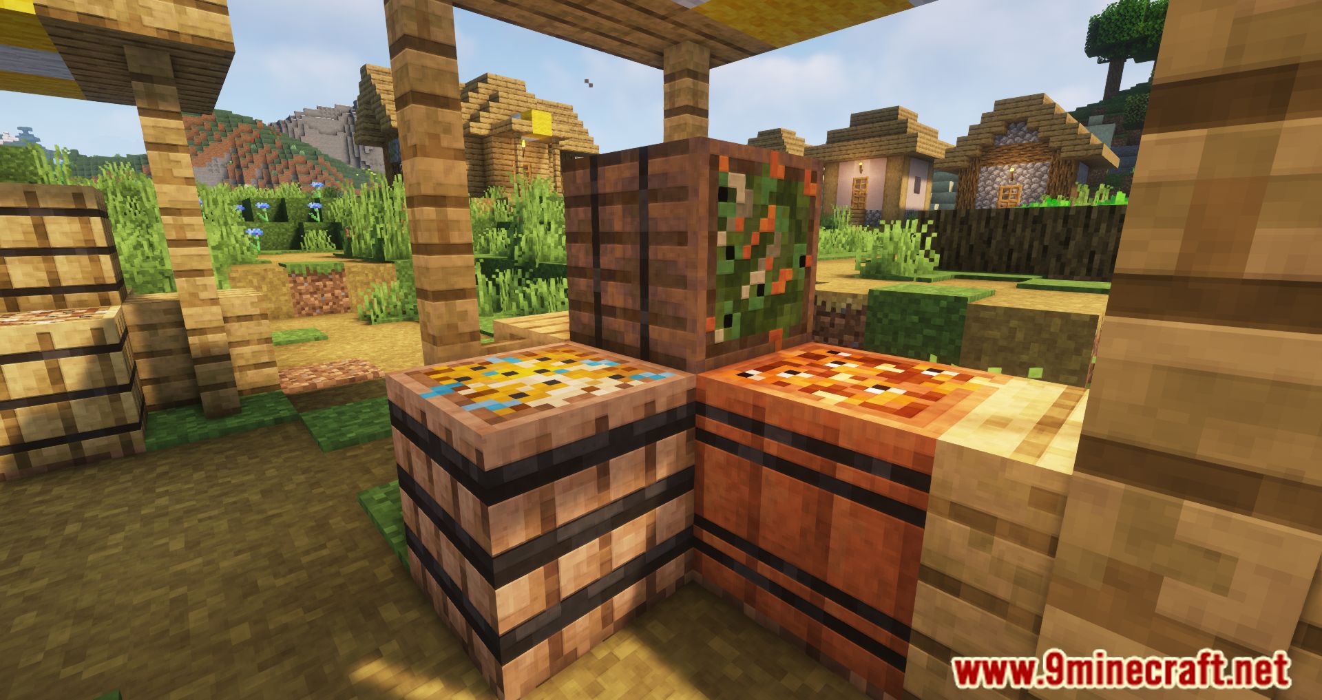 description_1 Fish In Planks Mod - рыбные блоки