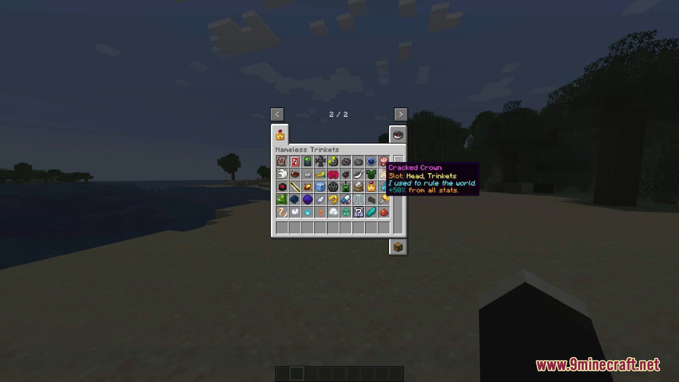 description_3 Nameless trinket mod 1.20.1 - более мощные безделушки