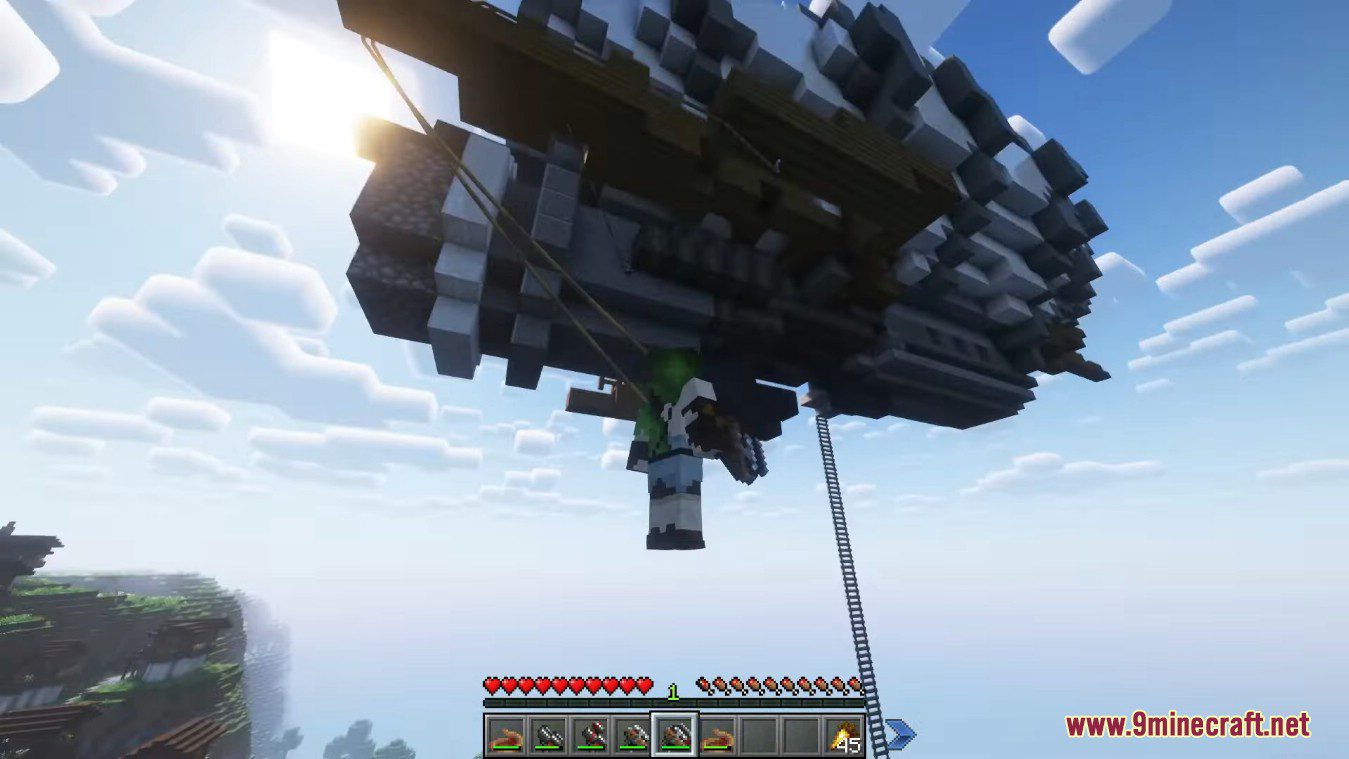 image 12 for Grappling Hook Restitched Mod (1.20.4) - избегайте больших конструкций