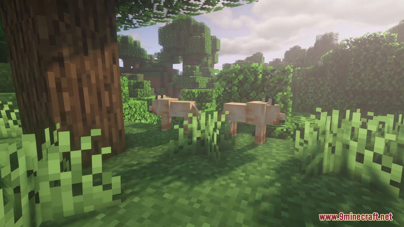 description_0 RevampedWolf Mod (1.20.4) - Reworked gang of wolves