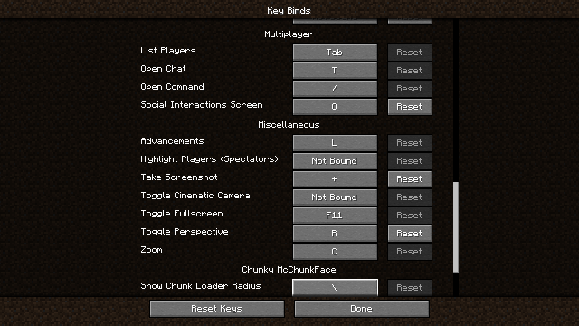 image 4 for Chunky McChunkFace Mod (1.20.5) - Simple Stack Loader