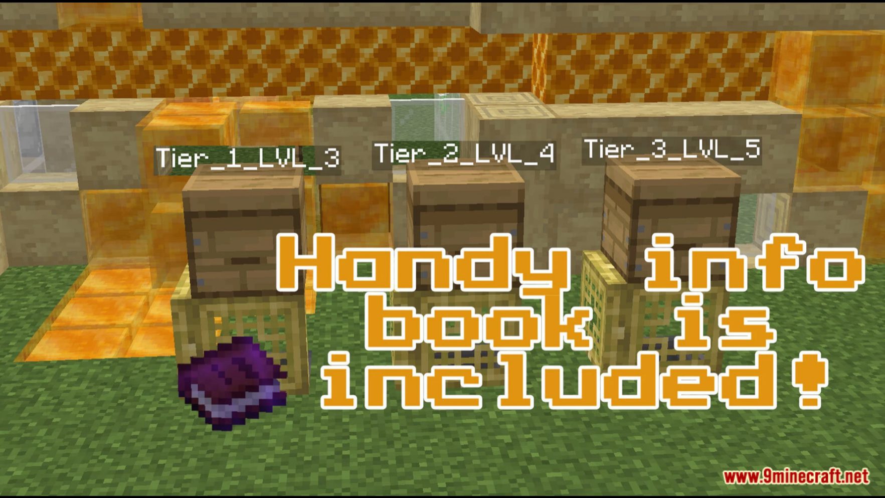 description_6 Bee Ore Data Pack (1.20.2, 1.19.4) - Unlock new Minecraft features!
