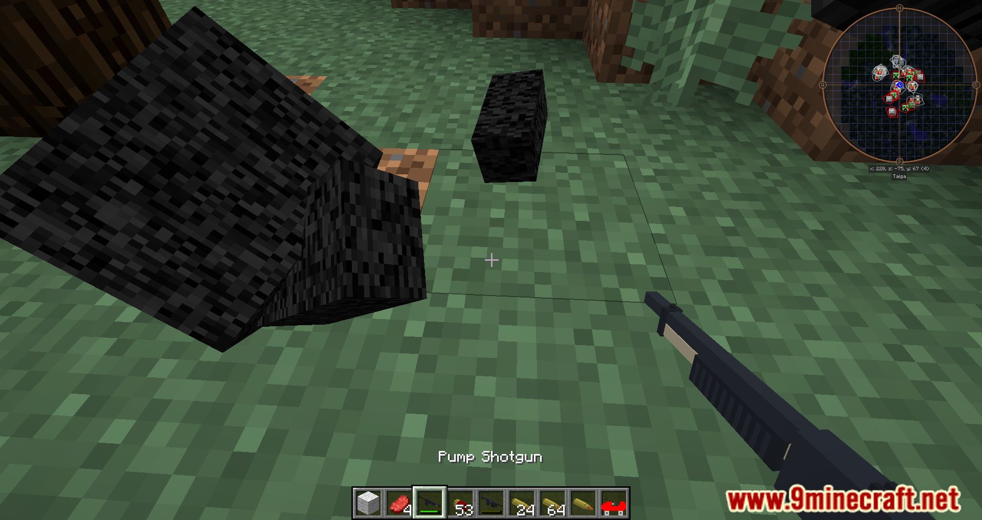 description_9 Guns, Cars, and Morph Modpack (1.7.10) - перестрелки, гонки и веселье