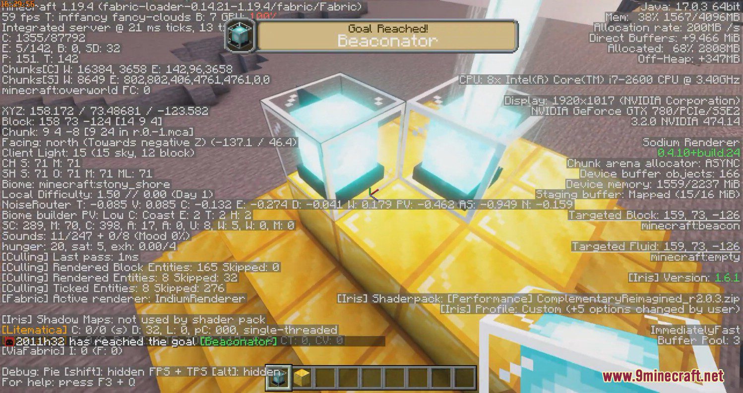 image 11 for Breakneck Optimised Mod Pack (1.20.5) - FPS Enhancement, Shaders