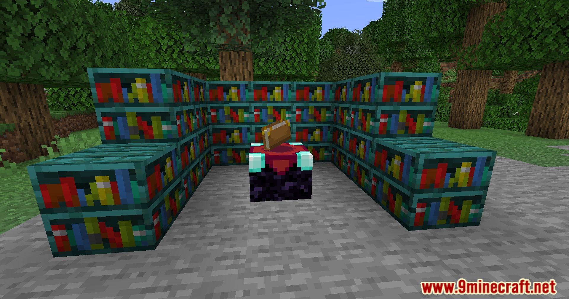 description_4 Variety of Mod bookshelves - bookshelves for all types of wood.