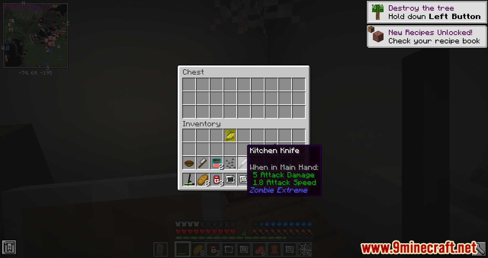 description_11 Modpack PwrDown's Zombie Apocalypse (1.16.5) - survival in a pandemic zombie world