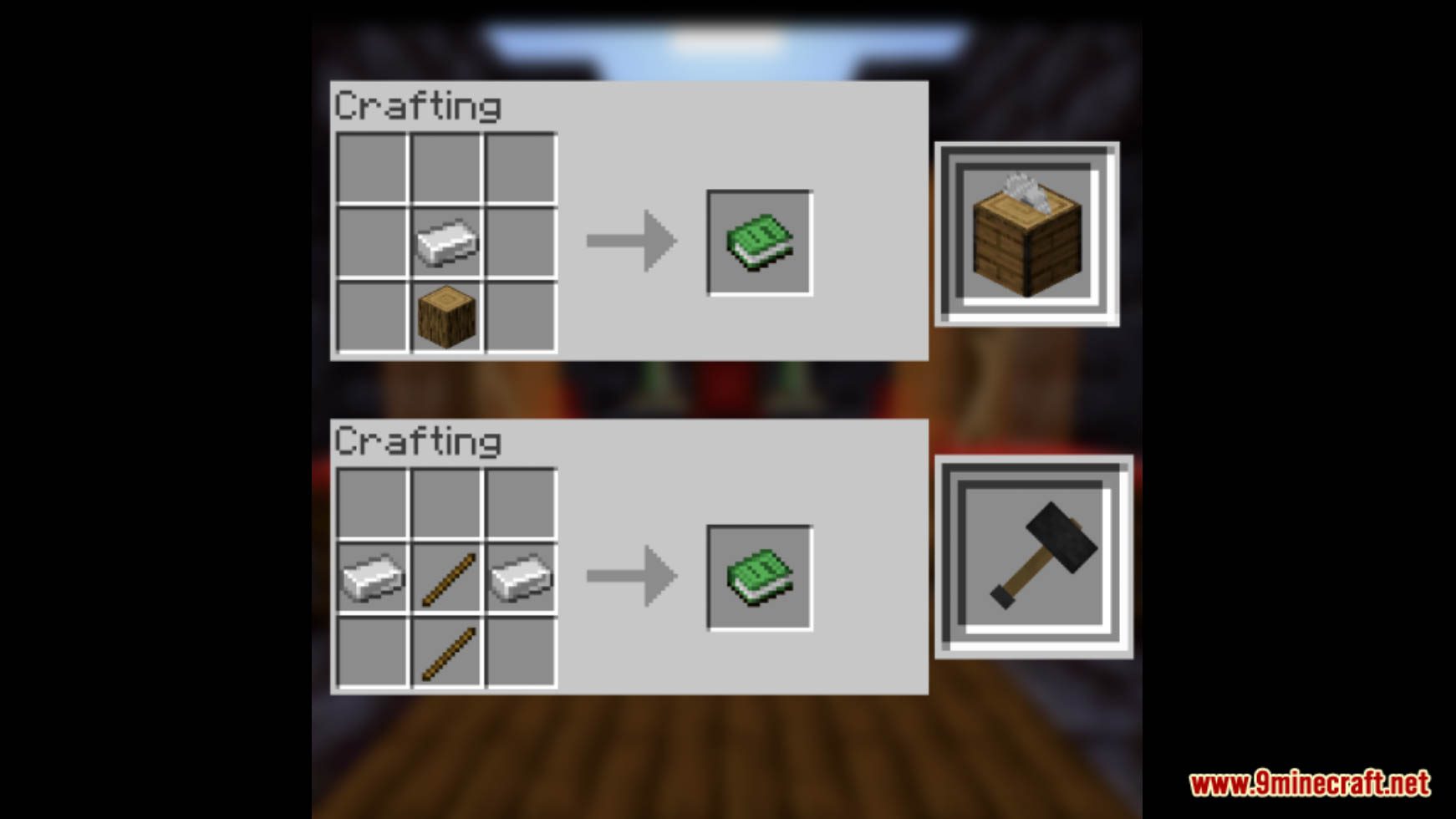 description_1 Mesa y sillas Datapack (1.20.2, 1.19.4) - Minecraft Mesa y sillas!