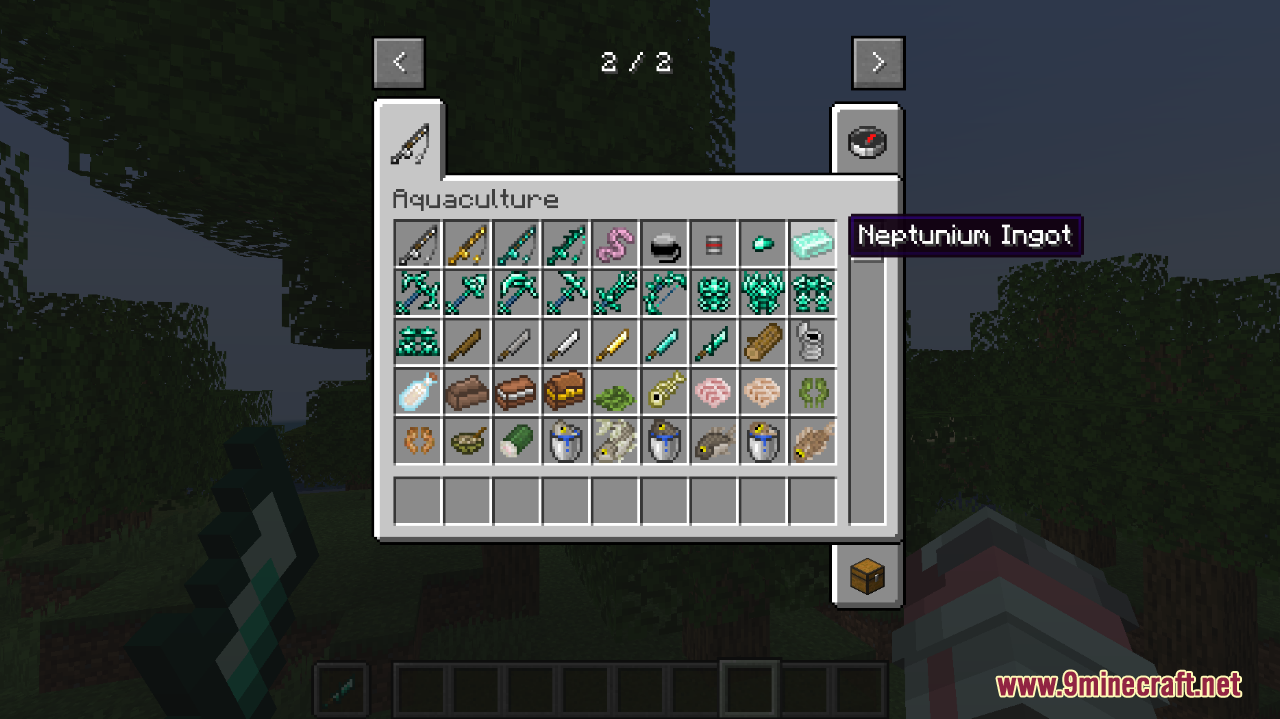 description_1 Aquaculture 2 Mod - различные подводные существа