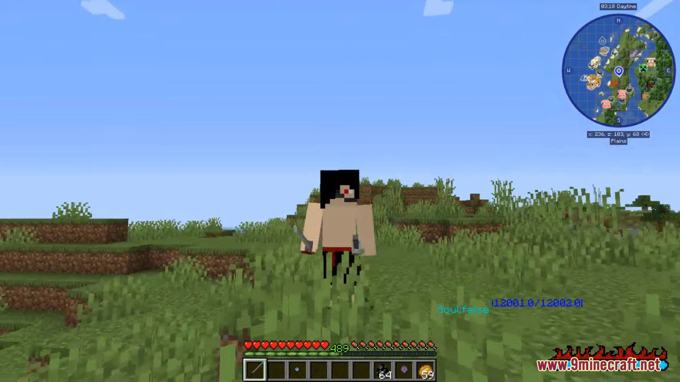 description_13 Bleach Vibes Mod (1.16.5) - Mod for the anime 