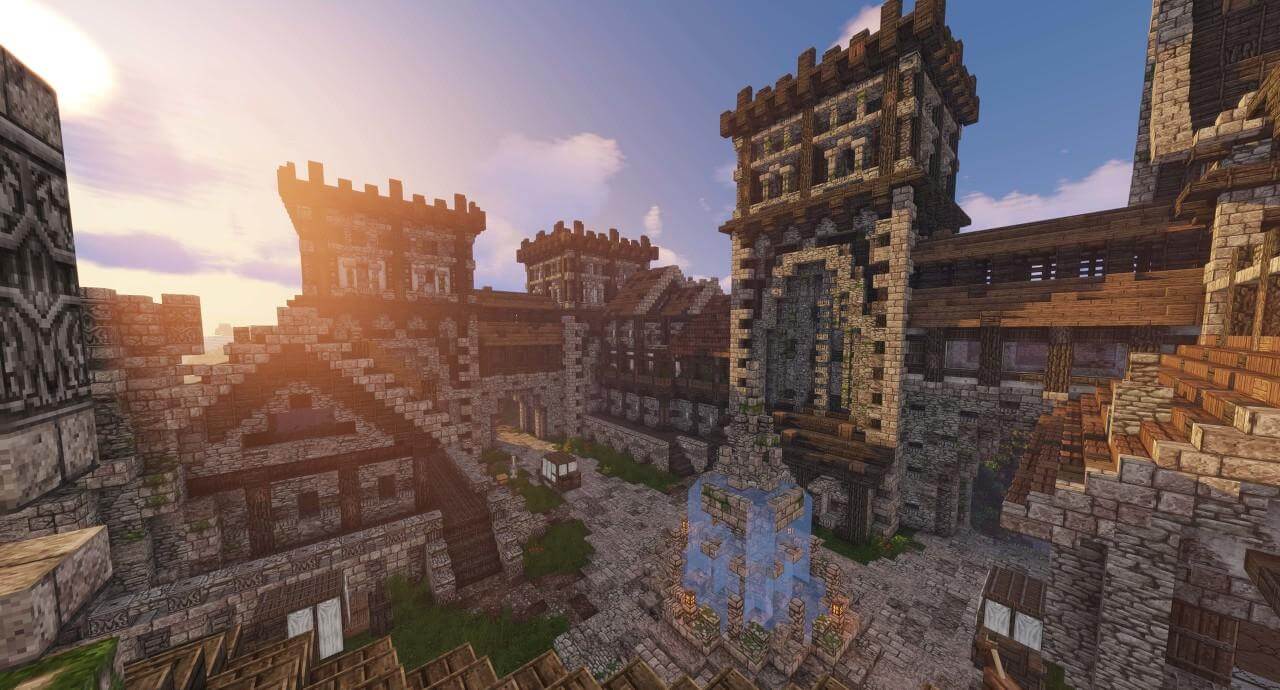 description_0 Mansão gótica | Mapa para Minecraft