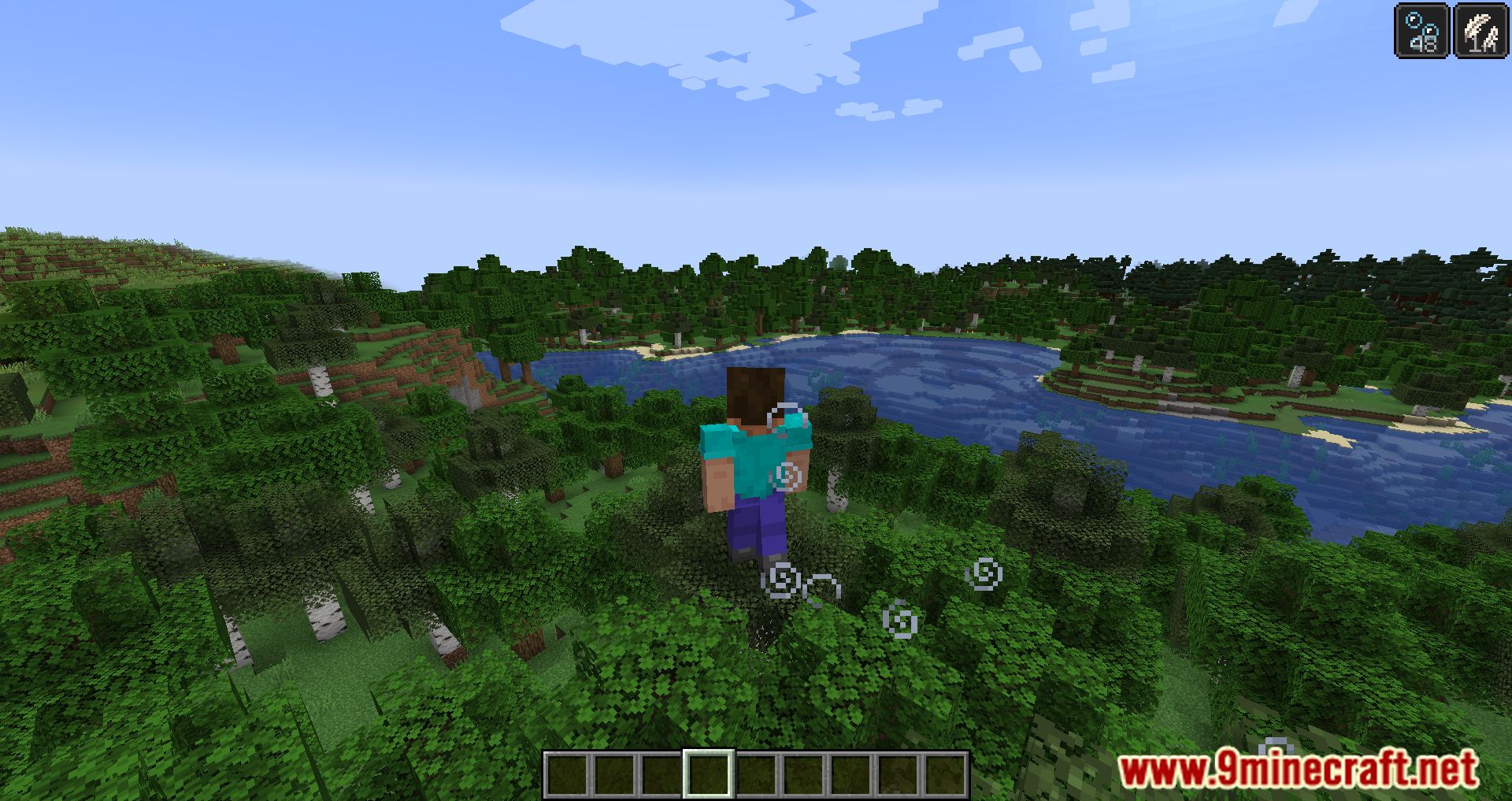 description_6 Status Effect Timer Mod (1.20.4) - Overlay a timer on vanilla status effects.