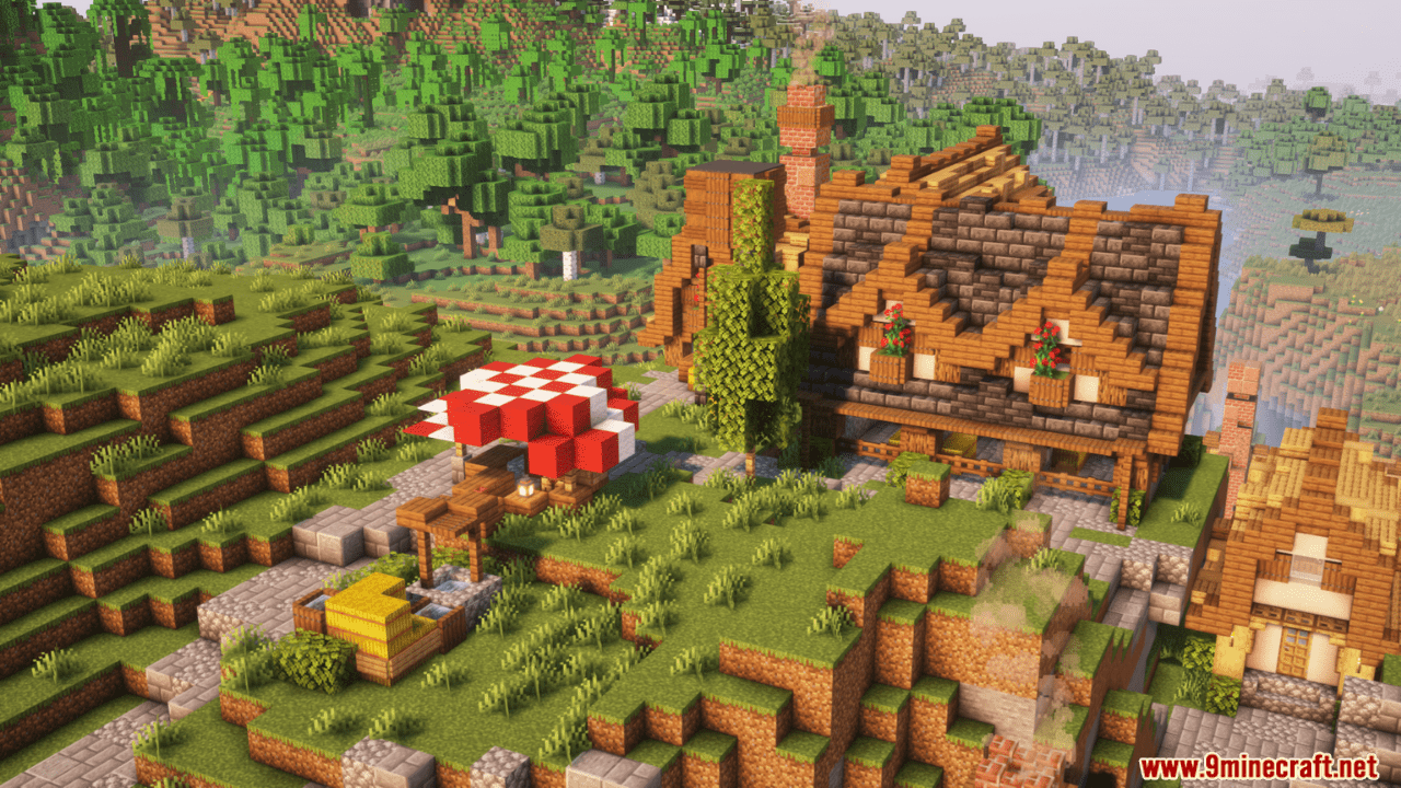 image 2 for Grand Capitals Mod (1.20.5) - преобразуйте постройки Minecraft