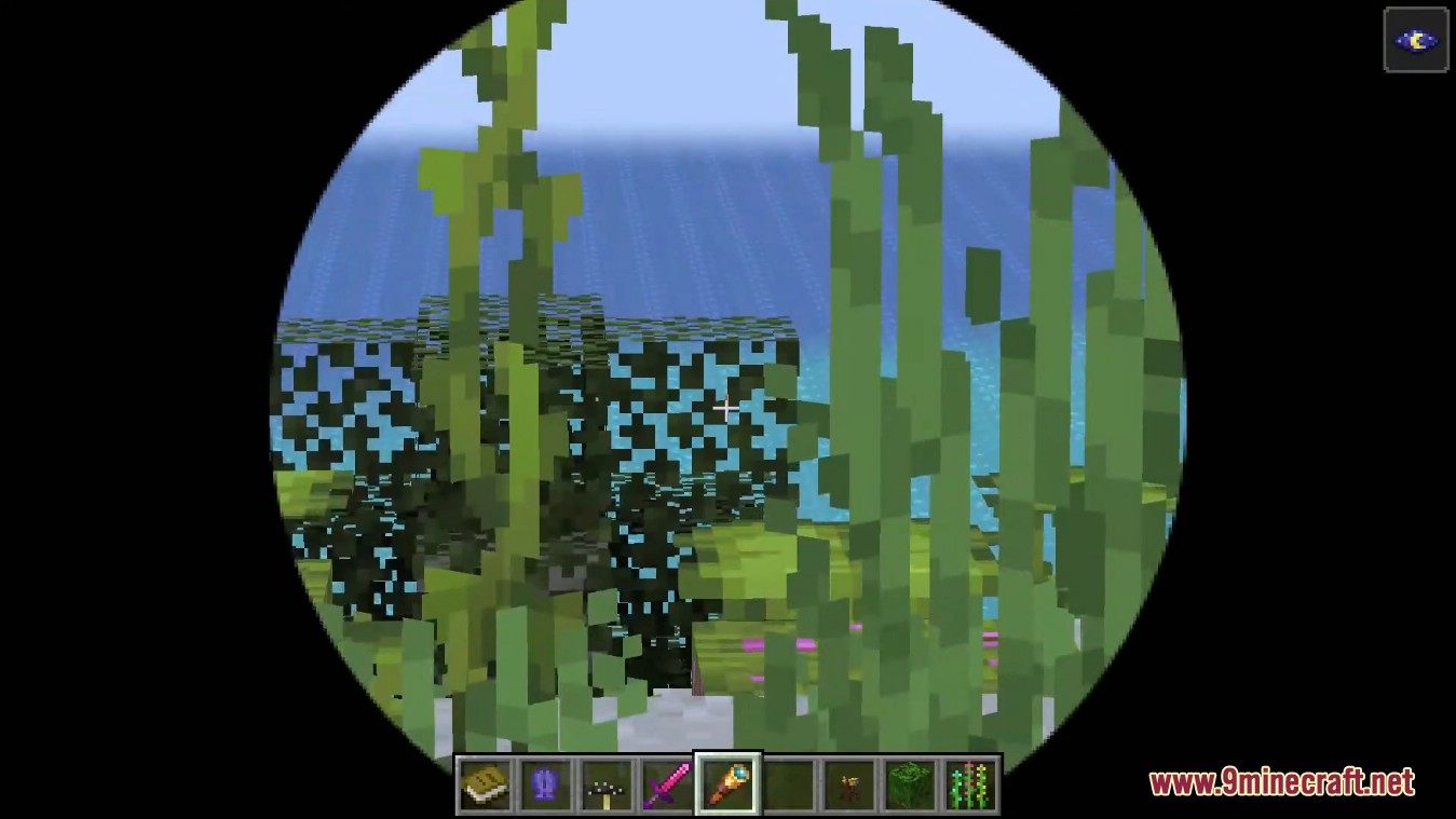 description_5 Spyglass Improvements Mod 1.20.2 - adjustable zoom, quick access