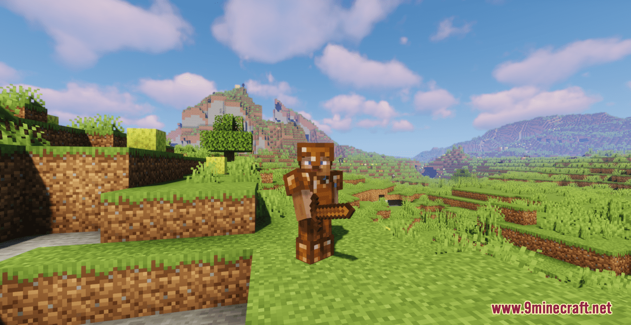 description_3 Brown Diamond Resource Pack (1.19.4, 1.19.2) - Пакет текстур