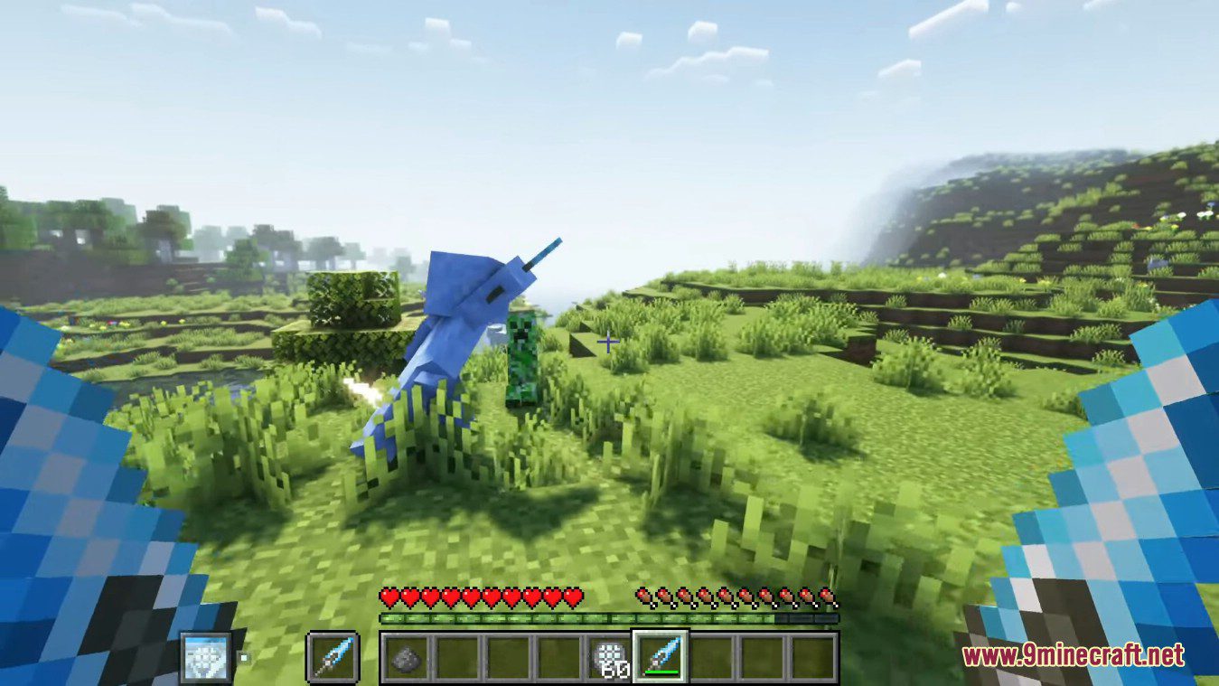 description_2 Spellblades and Such Mod 1.20.1 - Magic claymore, magic orbs