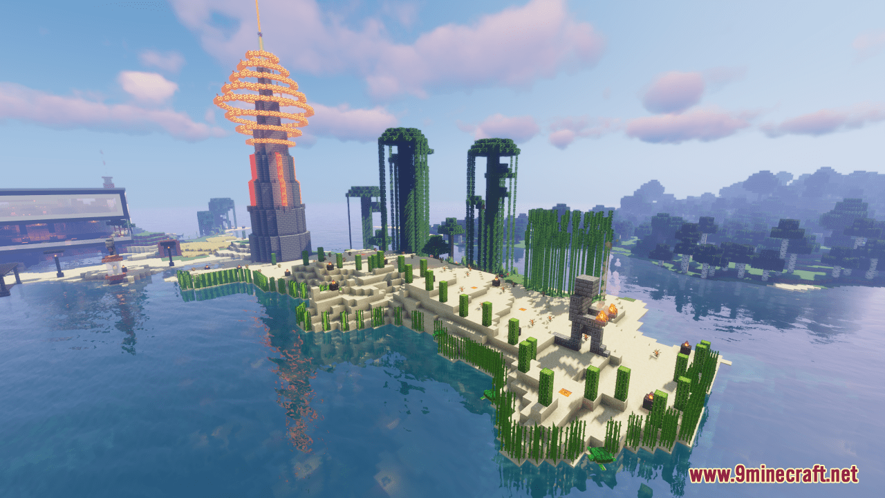 description_3 Island Maps (1.20.4, 1.19.4) - Abandoned Madman's House