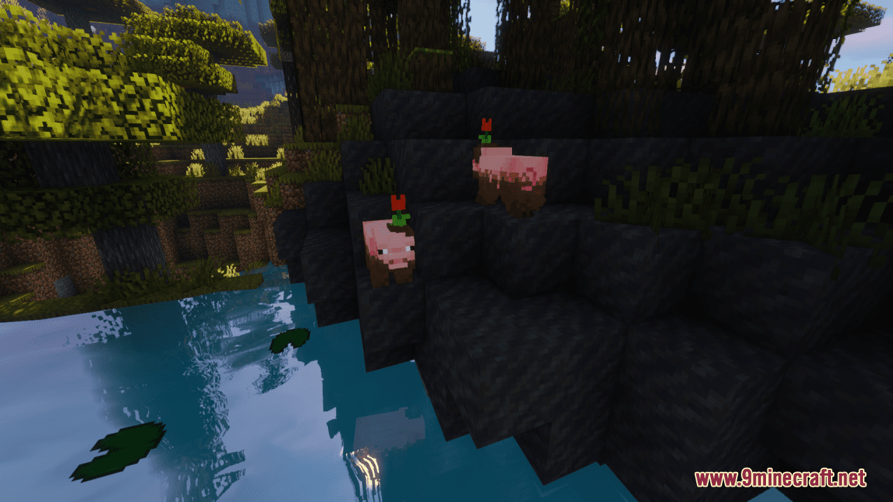 description_3 Muddy Pig Resource Pack (1.19.4, 1.19.2) - текстурный пакет