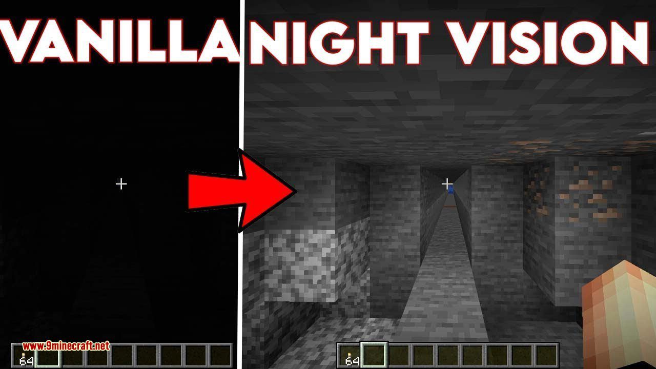 image 1 for Night Vision Resource Pack (1.20.5) Texture Pack
